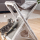 The Trixie Pet Products Fold and Store Cat Tower is a small version of a cat tower that also doubles as a scratching post.